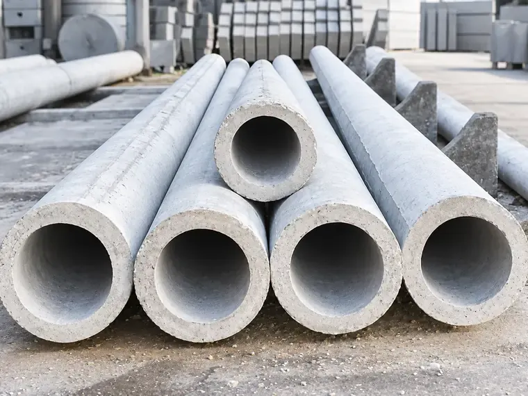 Postes de concreto no bairro Bebedouro